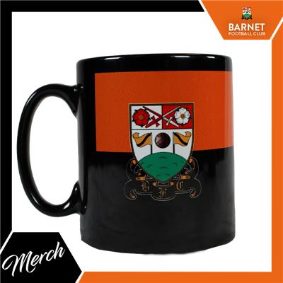 BFC Mug Orange & Black Photo